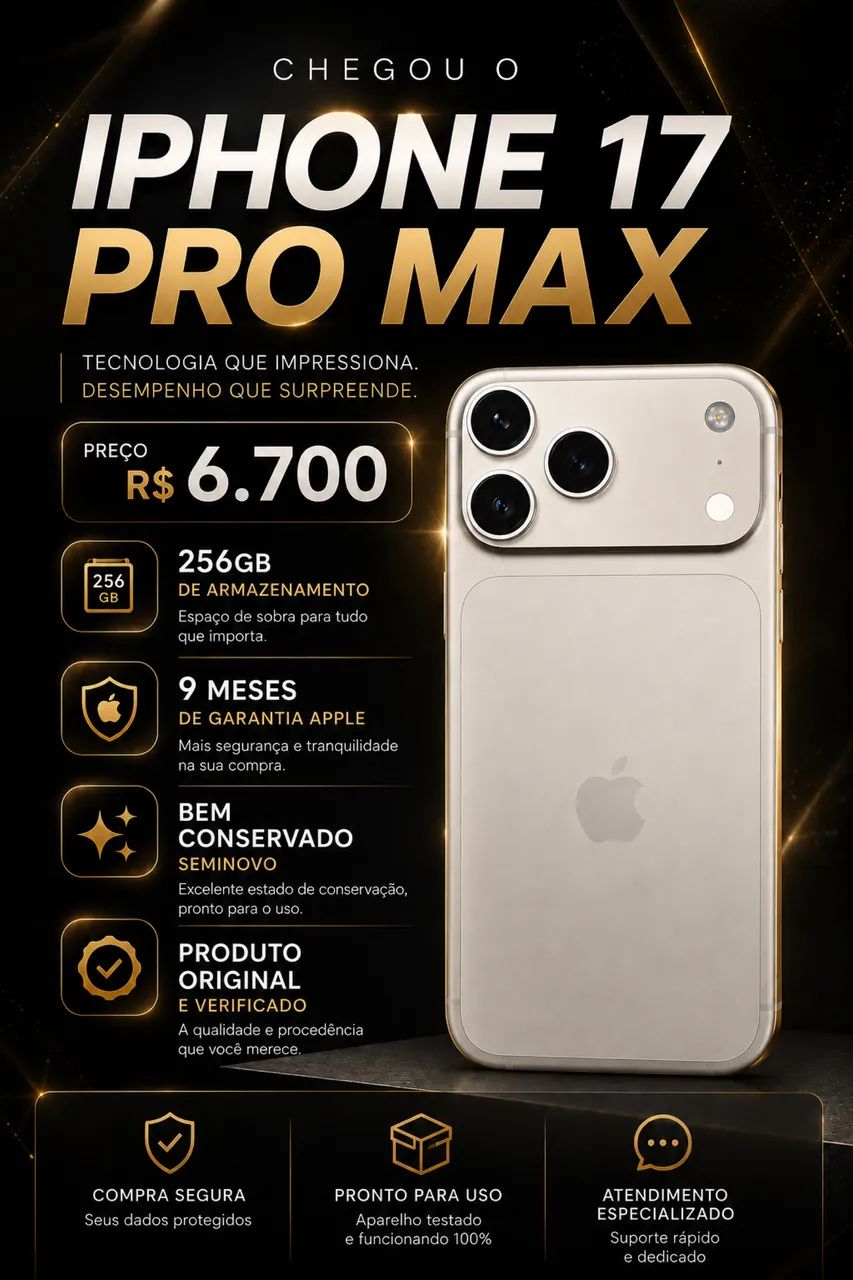 IPHONE 17 PRO MAX 256GB