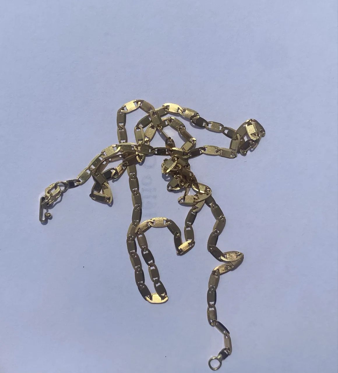 Corrente de ouro Piastrine