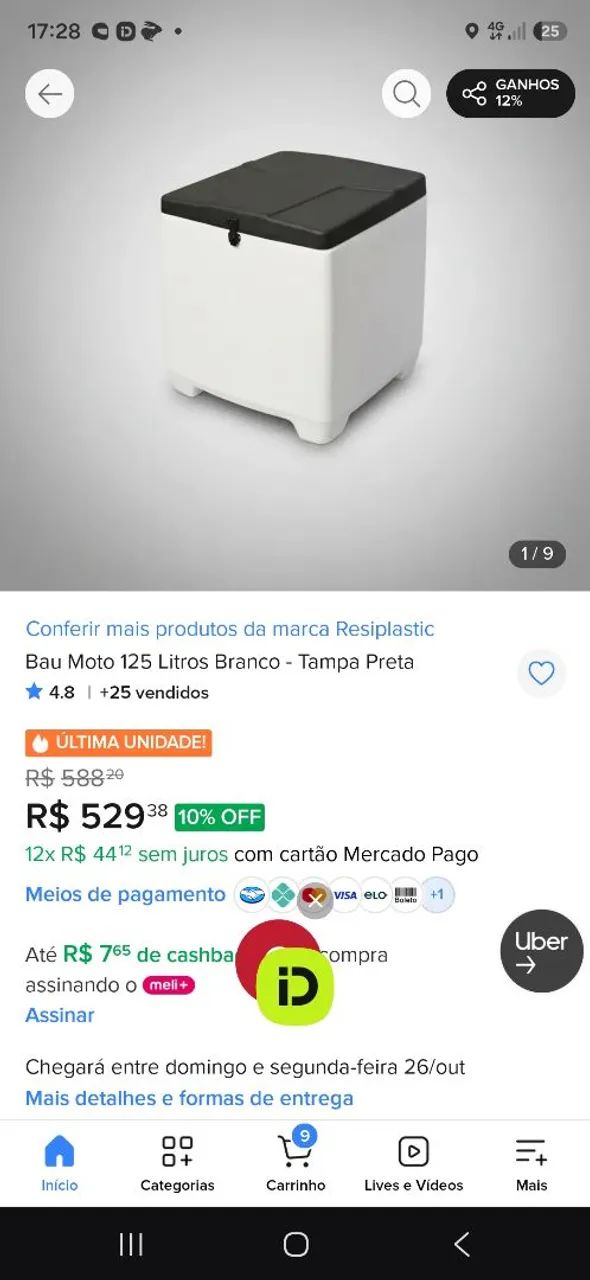 Bau moto 125 l