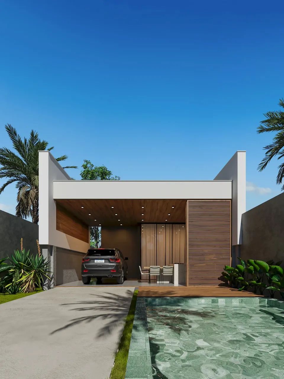 Francês Casa nova para venda possui 150m2 com 3/4 com piscina - Marechal Deodoro - Foto 3