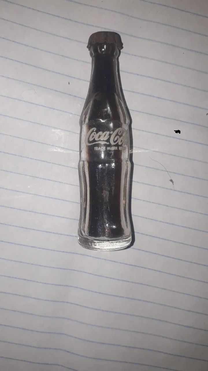 Garrafinha coca cola antiga 