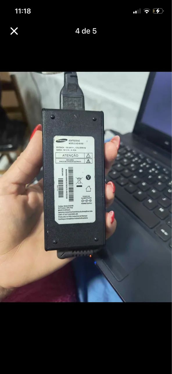Vendo notebook Samsung usado porém conservado leia descrição  - Foto 4