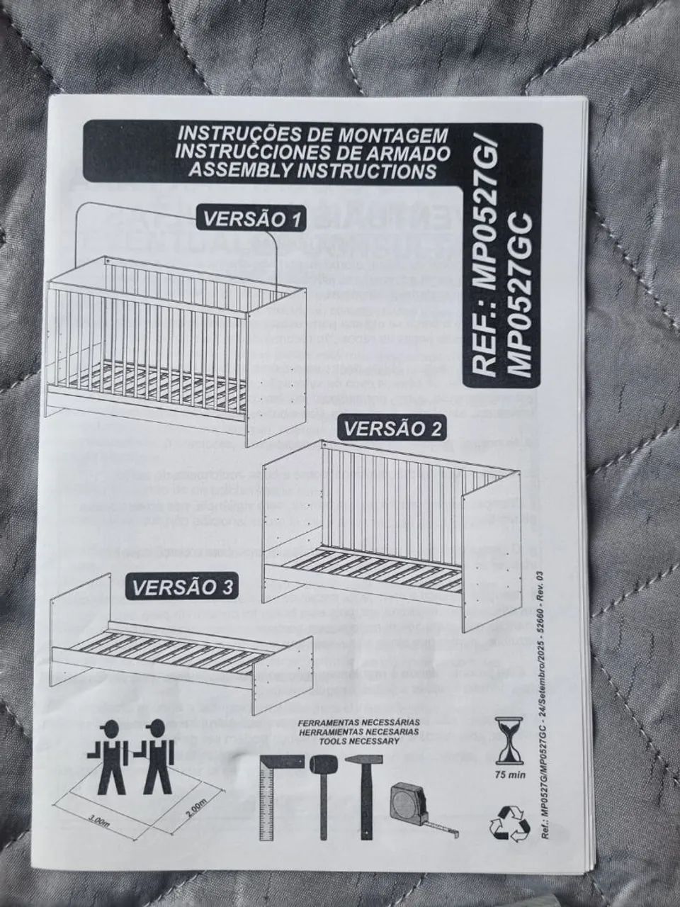 Berço infantil 3 em 1 - Foto 4