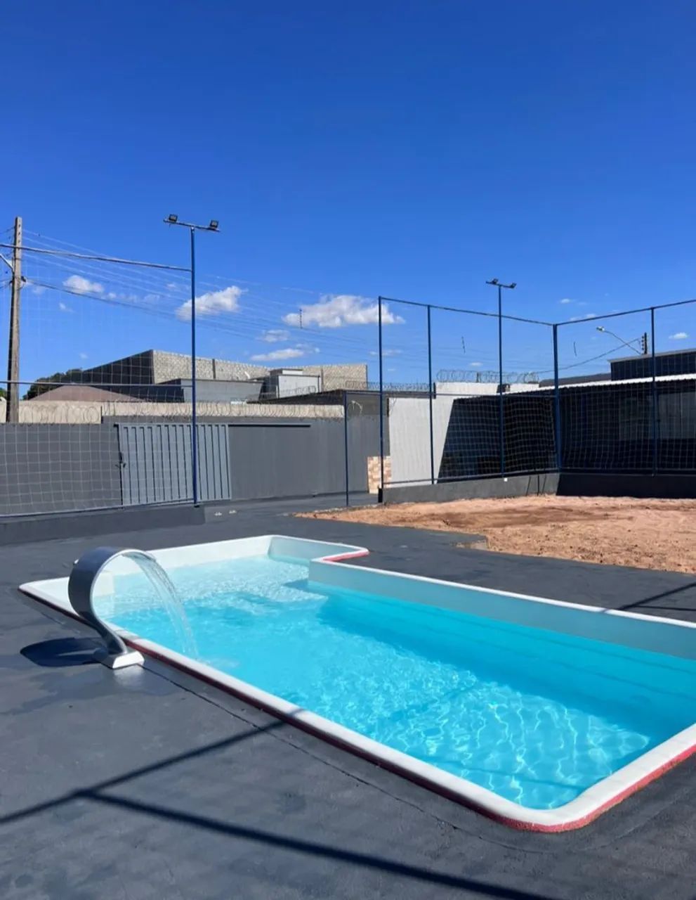 Piscina com hidráulico e elétrico 7 mts