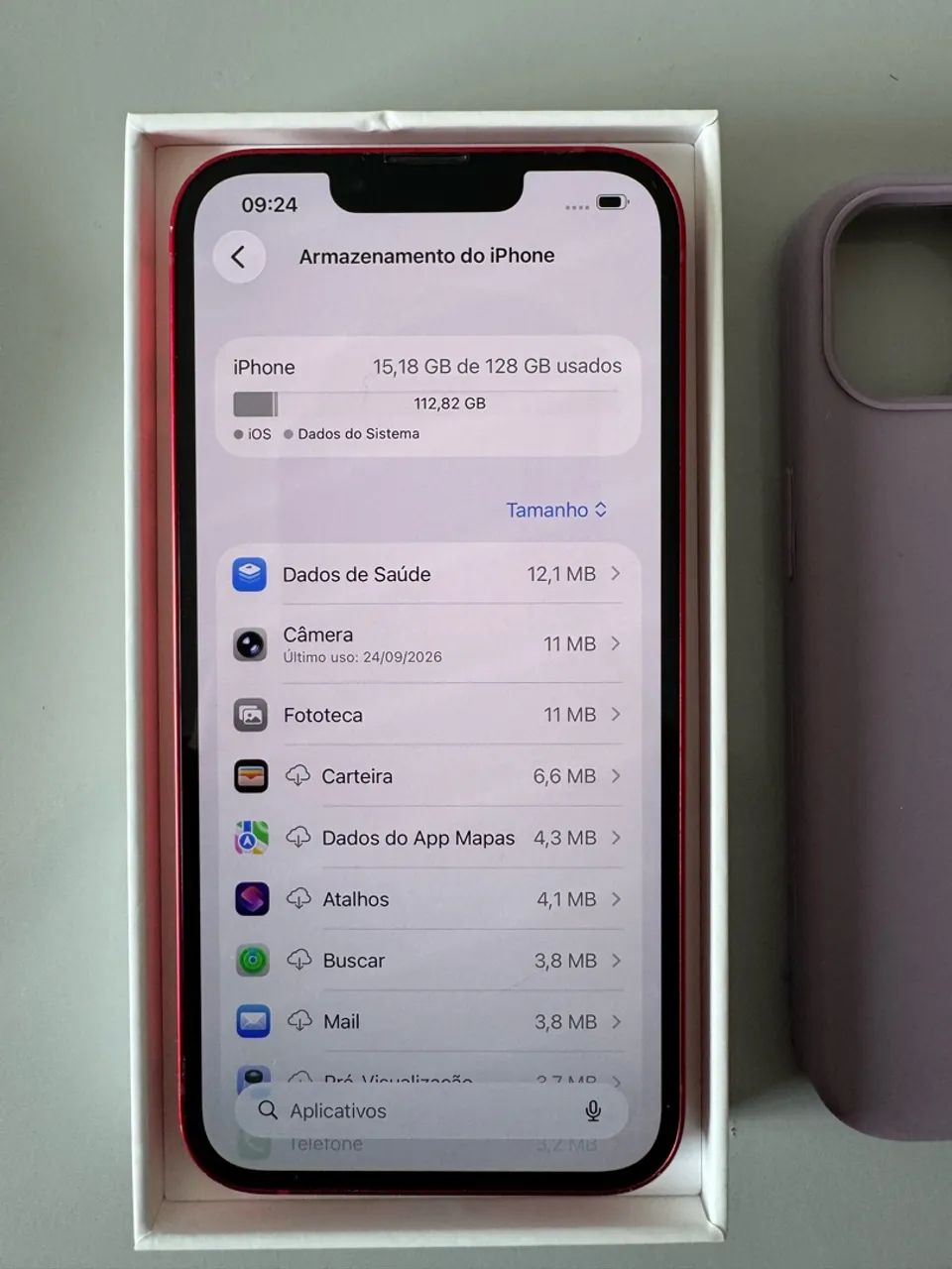 iPhone 13 Red 128gb (73%) Impecável !!! - Foto 5