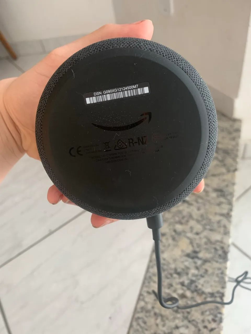 Smart Speaker Amazon Echo Dot 3ª Geração Preto - Original / Perfeito Estado - Foto 3