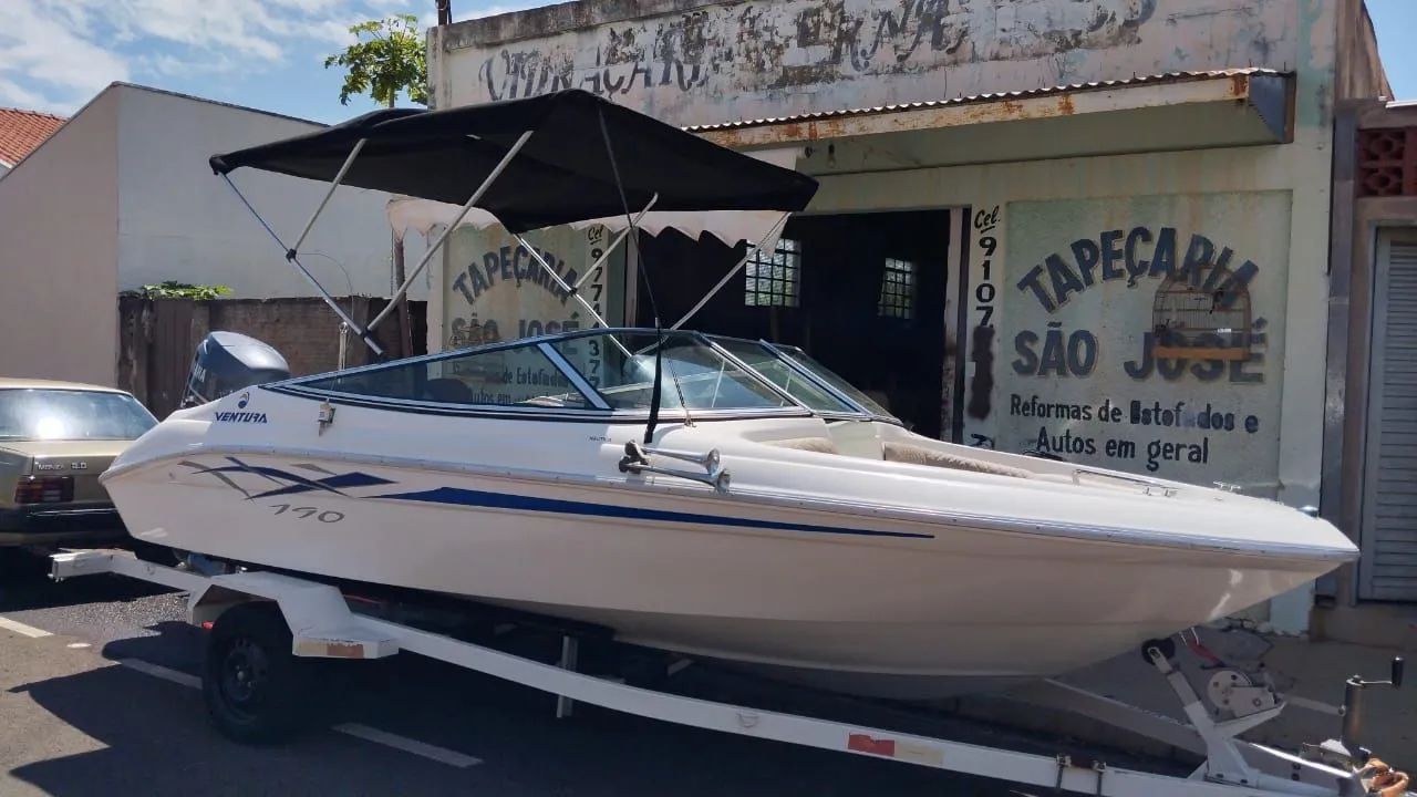Lancha Ventura 190 e motor Yamaha 90 hp 2010 ambos - Foto 7