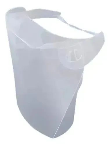 PROTETOR FACIAL TRANSPARENTE C/ ELÁSTICO
