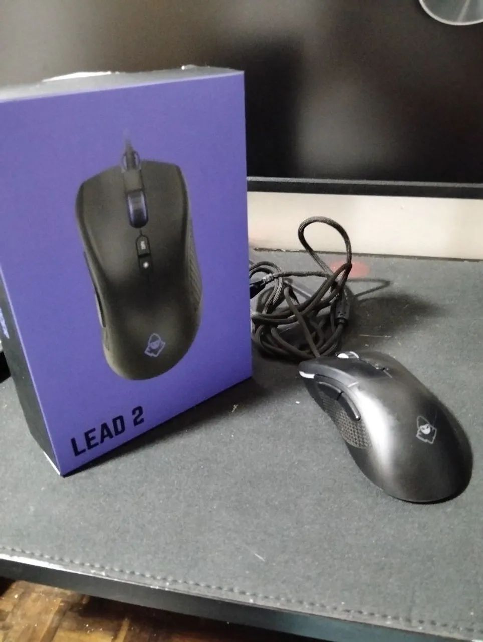 Mouse mancer Lead 2 com fio  - Foto 2