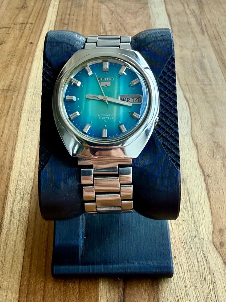 Relógio Seiko Blue Sunburst * - 1970