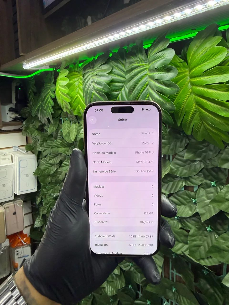 IPHONE 16 PRO 128Gb 91% (troco) - Foto 3