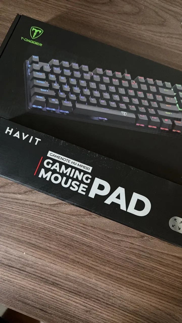 Teclado Mecânico Switch Brown + Mousepad