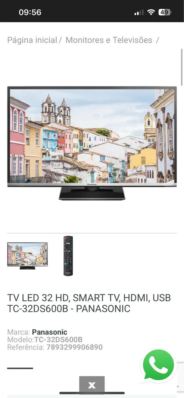 TV 32 polegadas Panasonic  - Foto 4