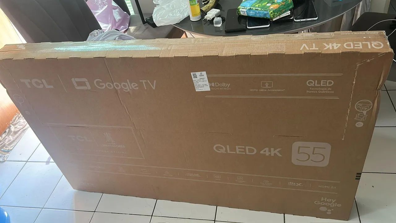 TV TCL QLED 4K 55 polegadas 