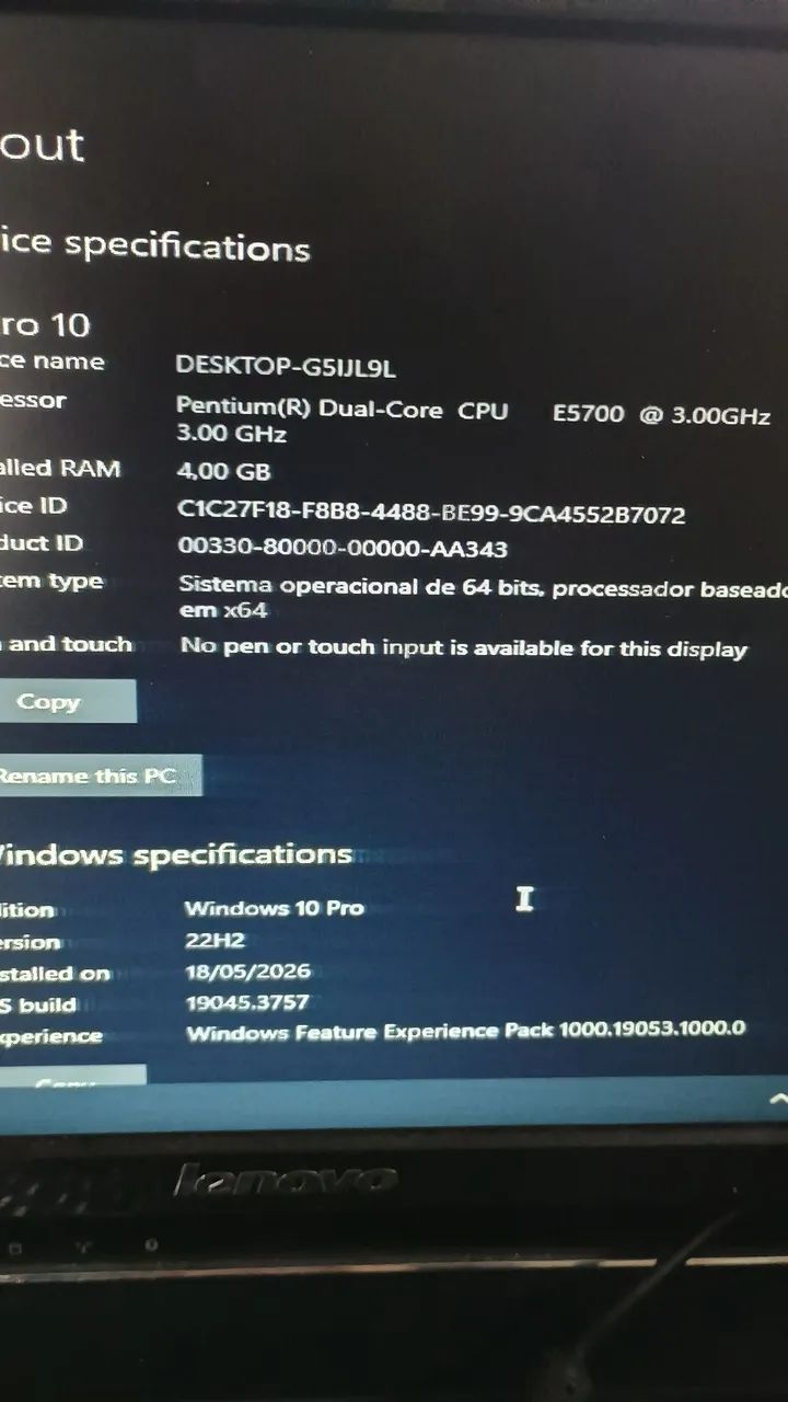 Computador dual core e5700 4gb ram HD 250 - Foto 3