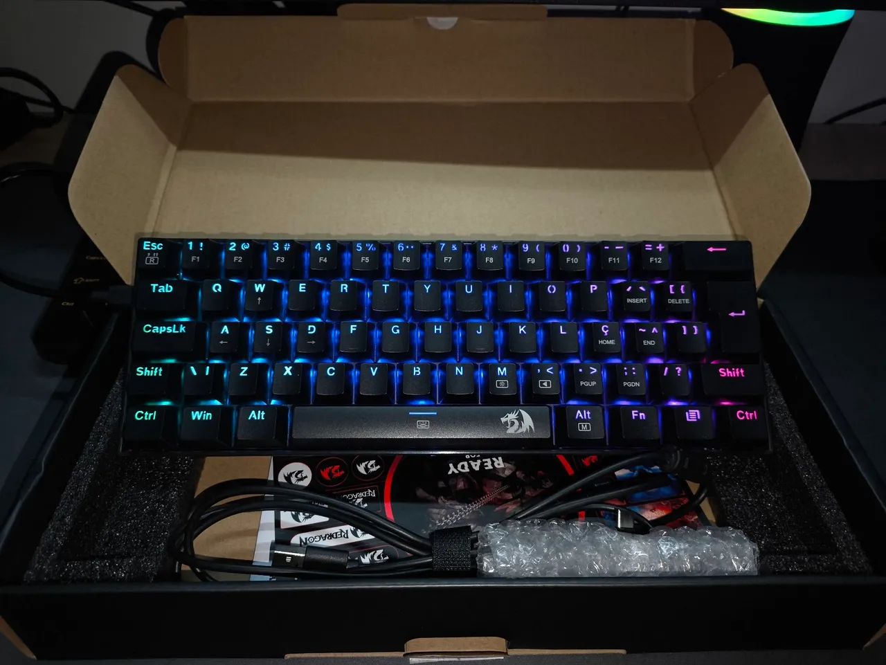 Vendo Headset Havit e Teclado Redragon  - Foto 5