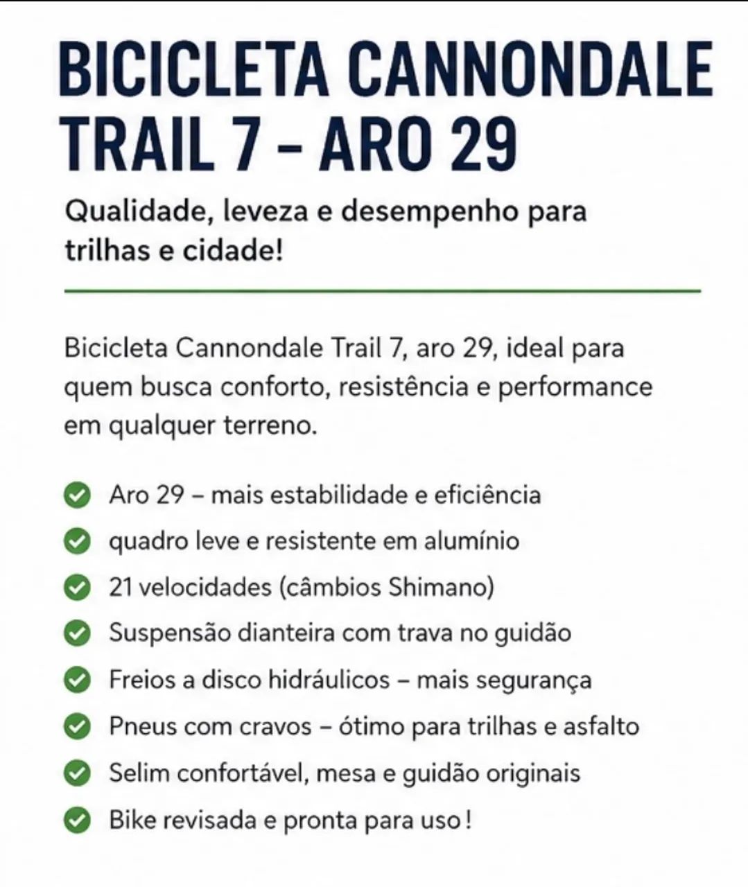 Bicicleta Cannondale Trail 7-aro 29 - Foto 2