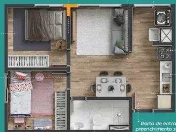 PLANTA 34m²