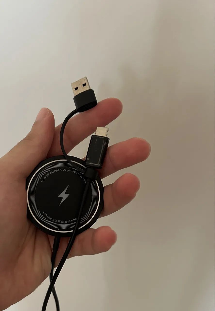Carregador Indução Magnético 15W com Suporte 