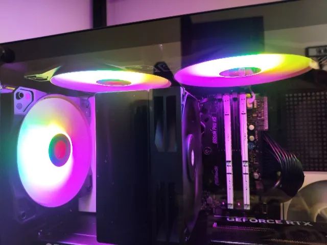 Kit 3 Ventoinhas RGB - Foto 3