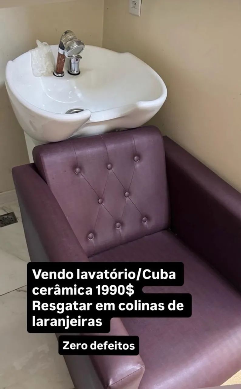 Lavatório Cuba de cerâmica