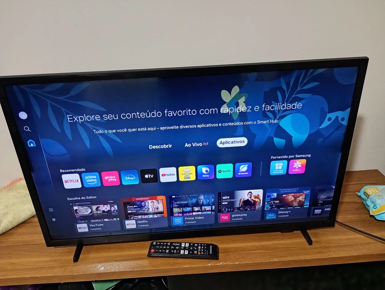 Tv smart Samsung 33 polegadas 4k - Foto 2