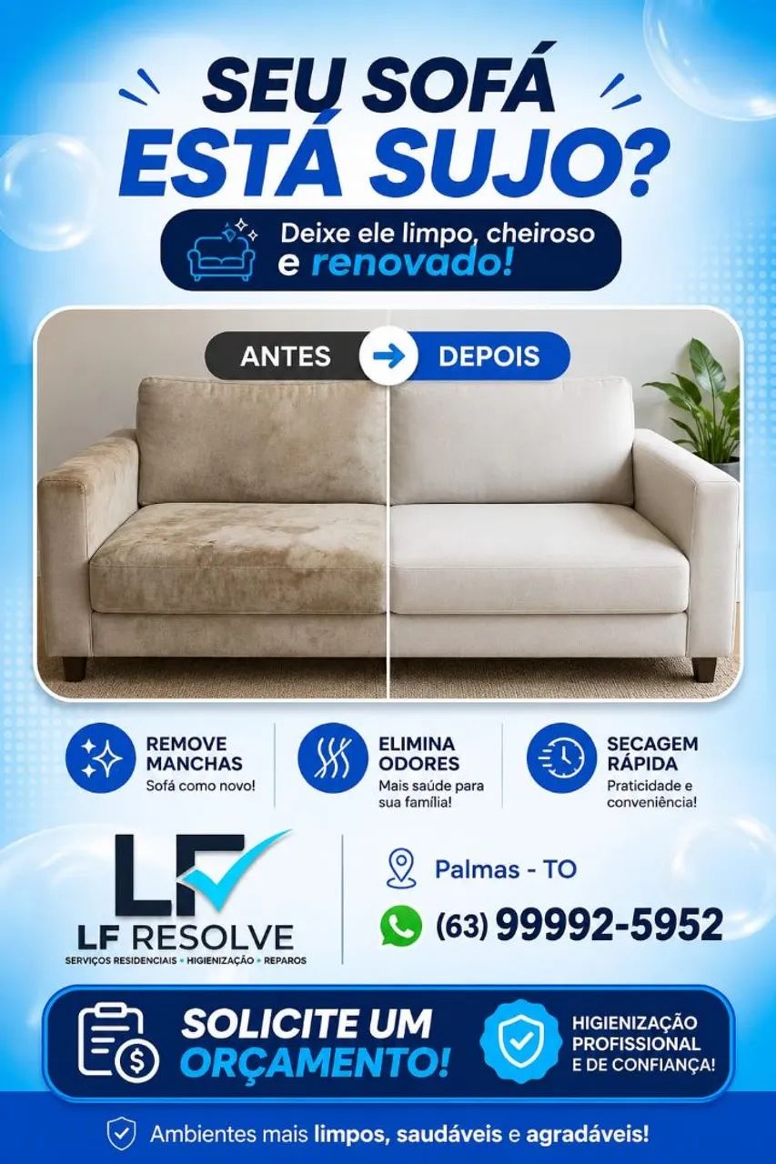 Lavagem de sofá 