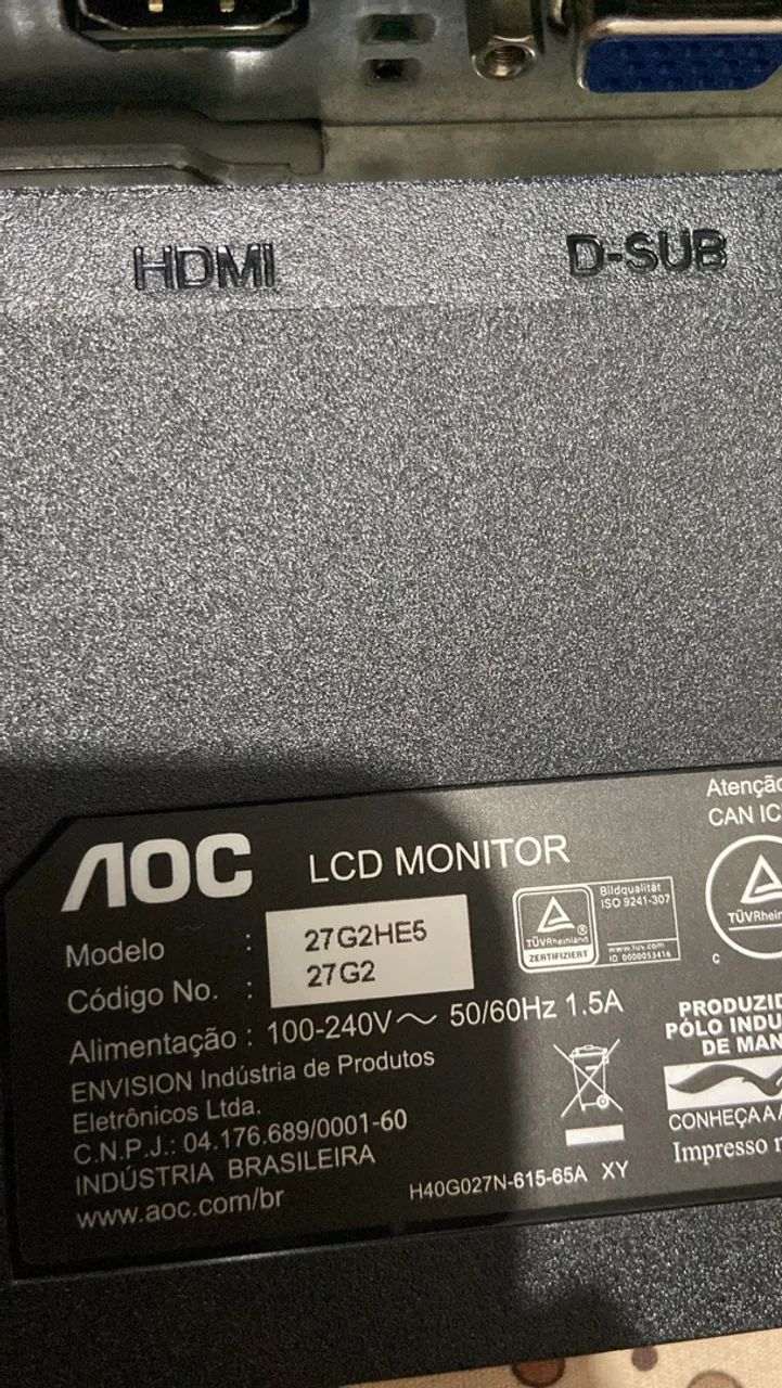 Monitor AOC 27 Polegadas - 75GHz - Gamer - Foto 4