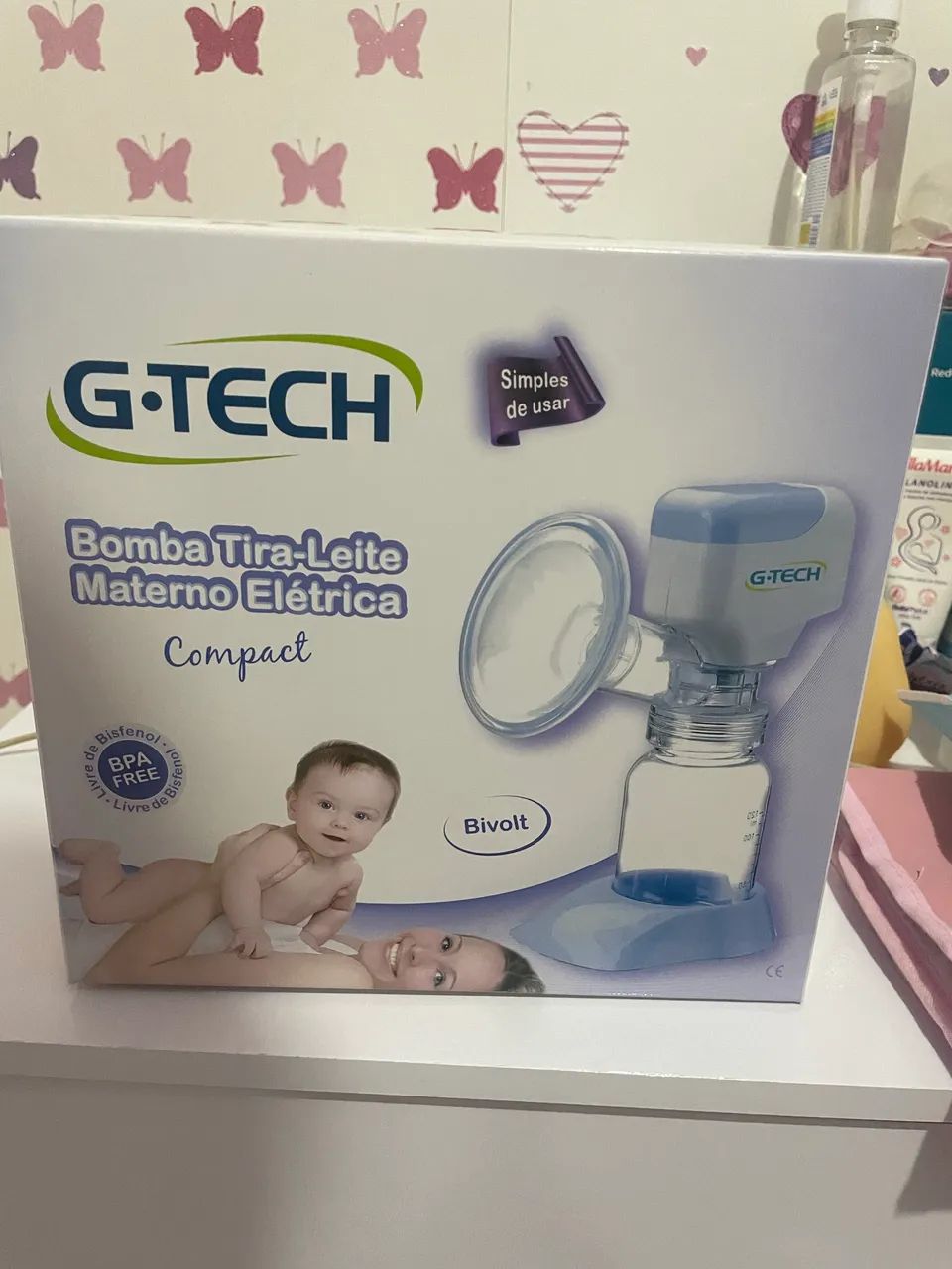 Bomba elétrica de leite