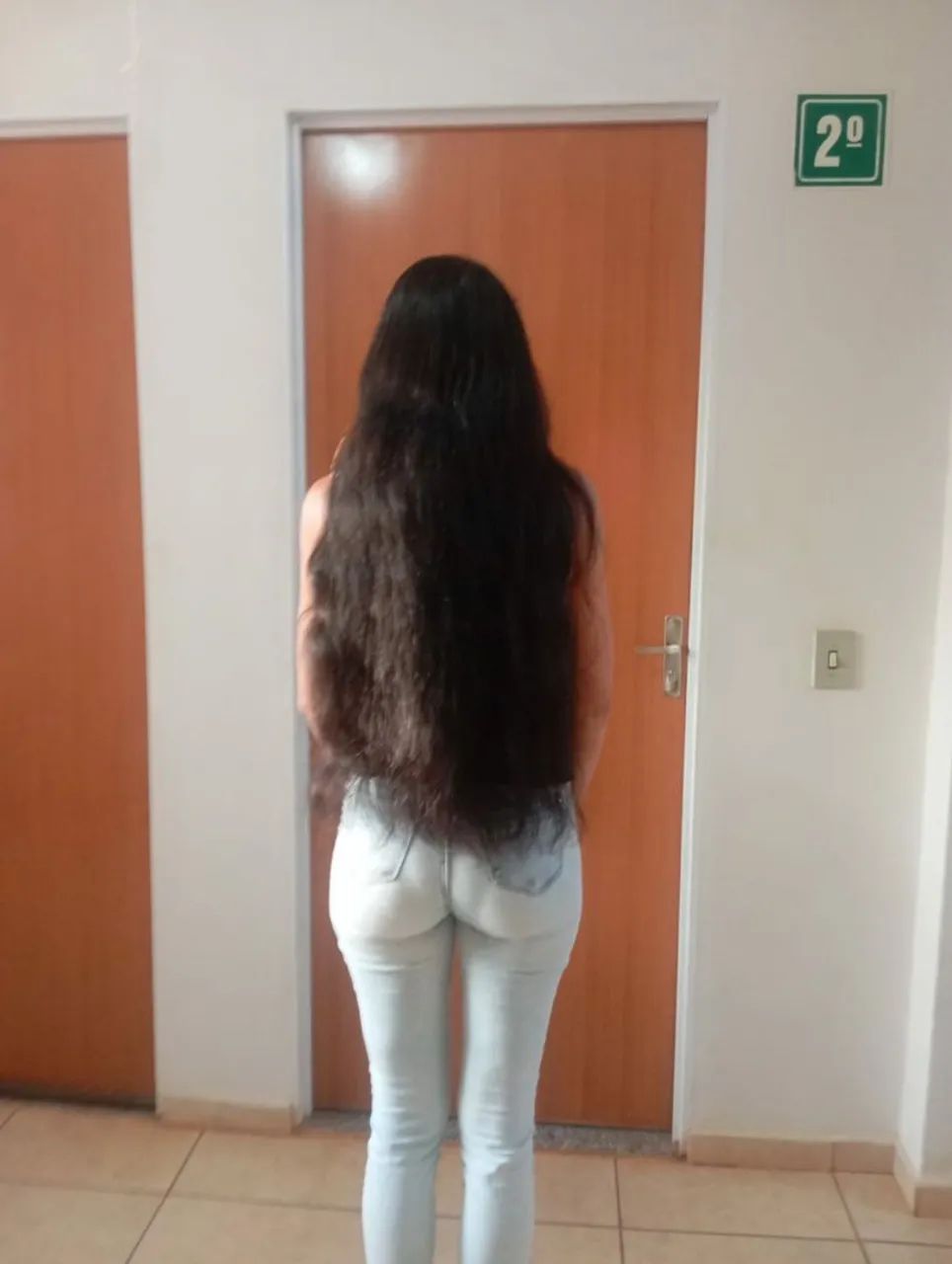 Vendo cabelo virgem  nunca usado química 70 cm