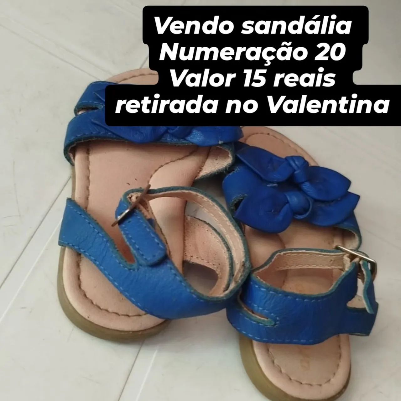 Sandália numeraç ão 20 - Foto 2