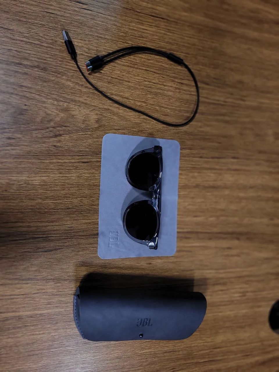 JBL Soundgear Frames Round | Ônix | Kit Completo com Caixa - Fones