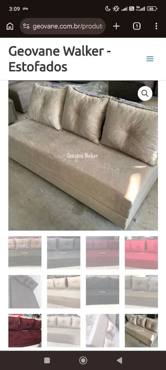 Sofa Cama Bicama 3 Lugares