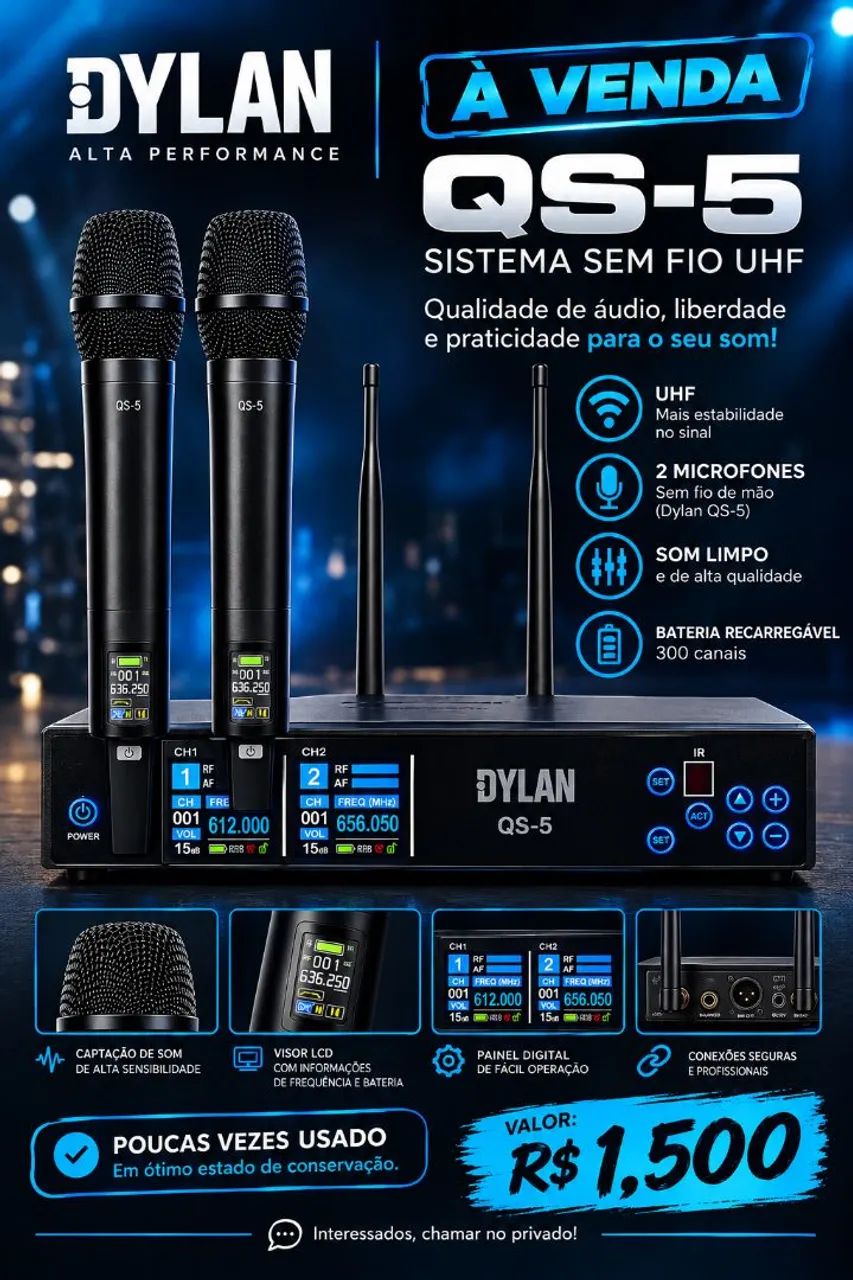 Microfone sem fio