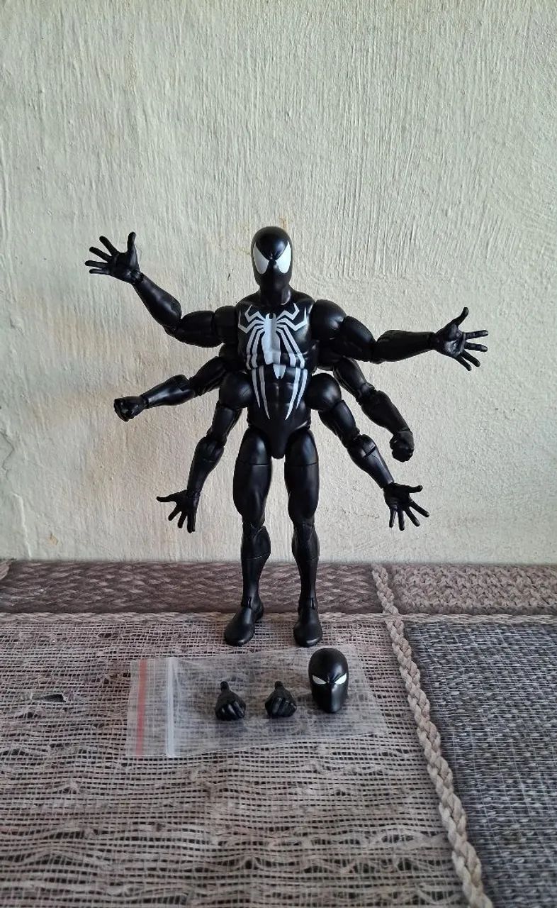 Dark Avengers Spider-man 6 Braços Marvel Legends Hasbro
