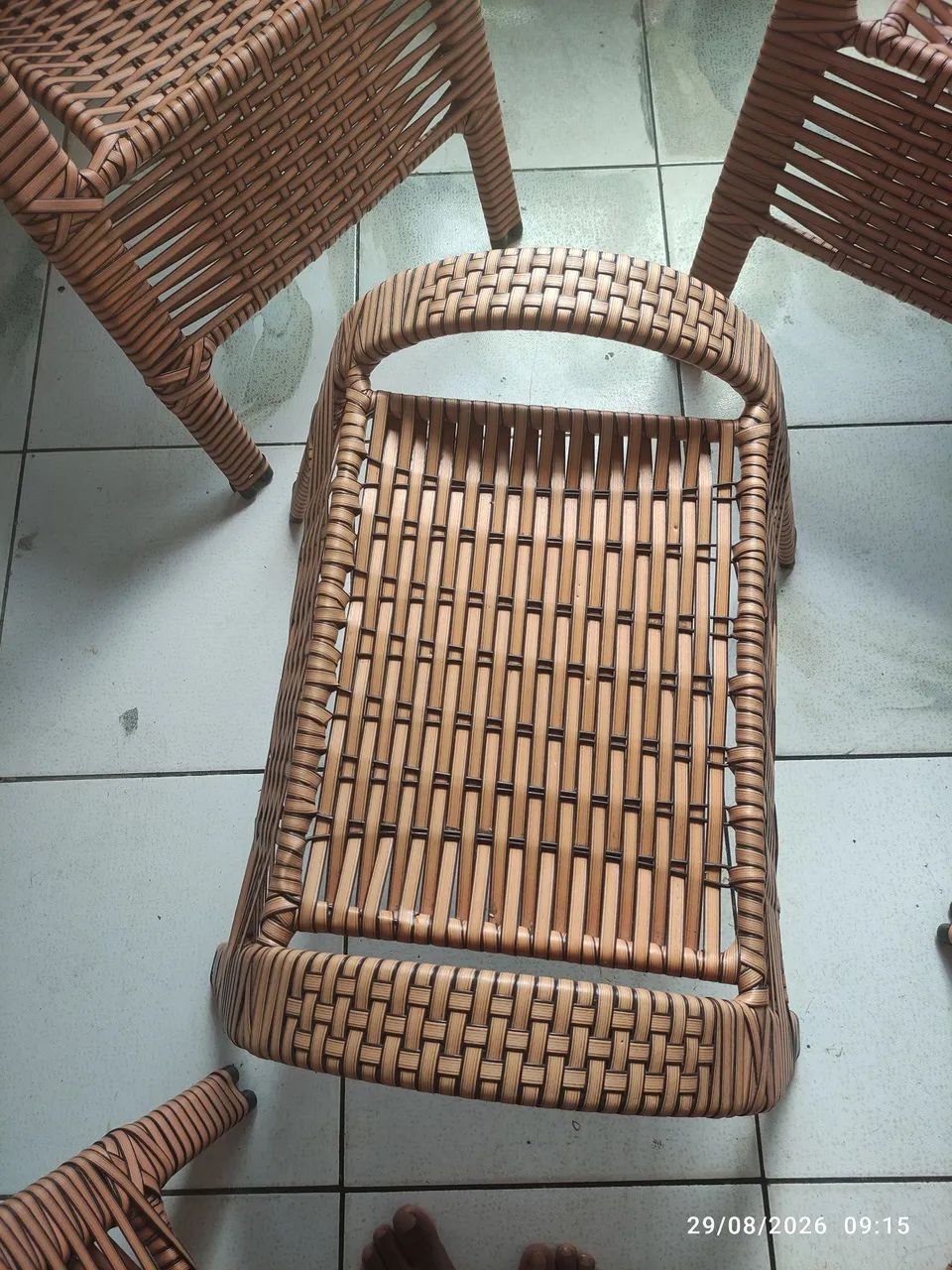 kit 4 cadeiras + centro para área externa - Foto 3