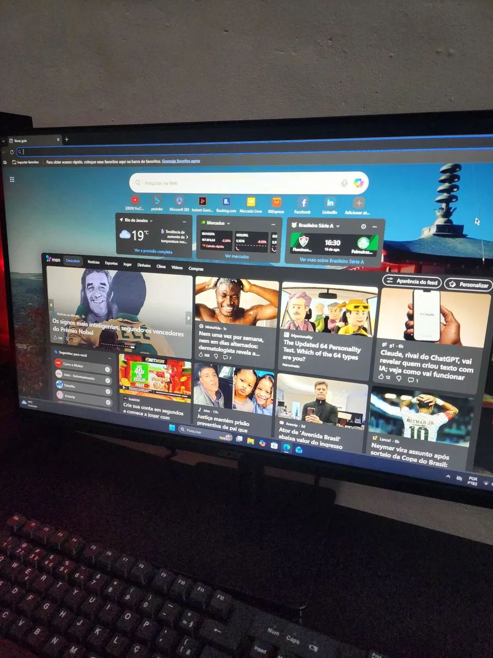 Monitor Acer Led 23,8 Full Hd, Zero Frame, 100hz - Foto 3