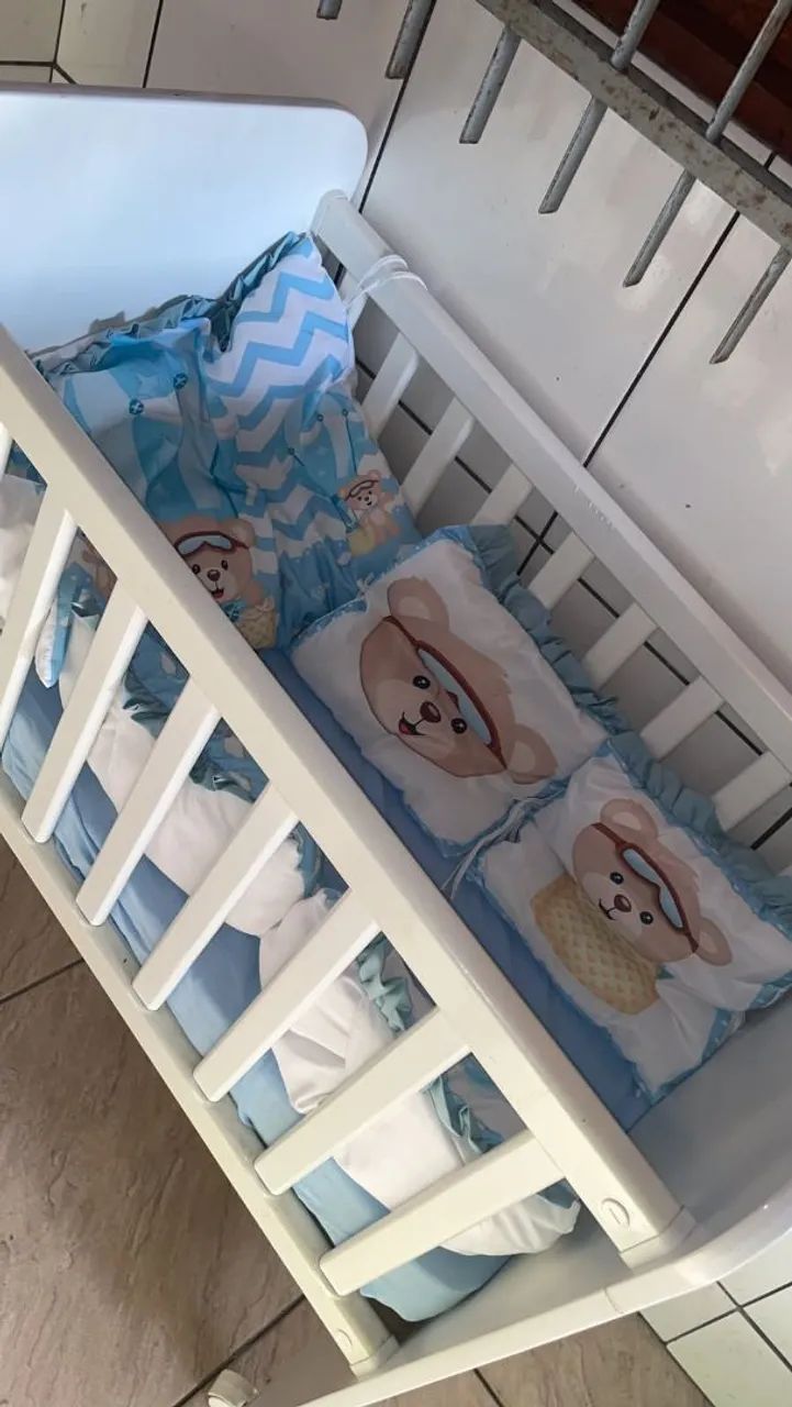 Mini Berço branco  - Foto 4