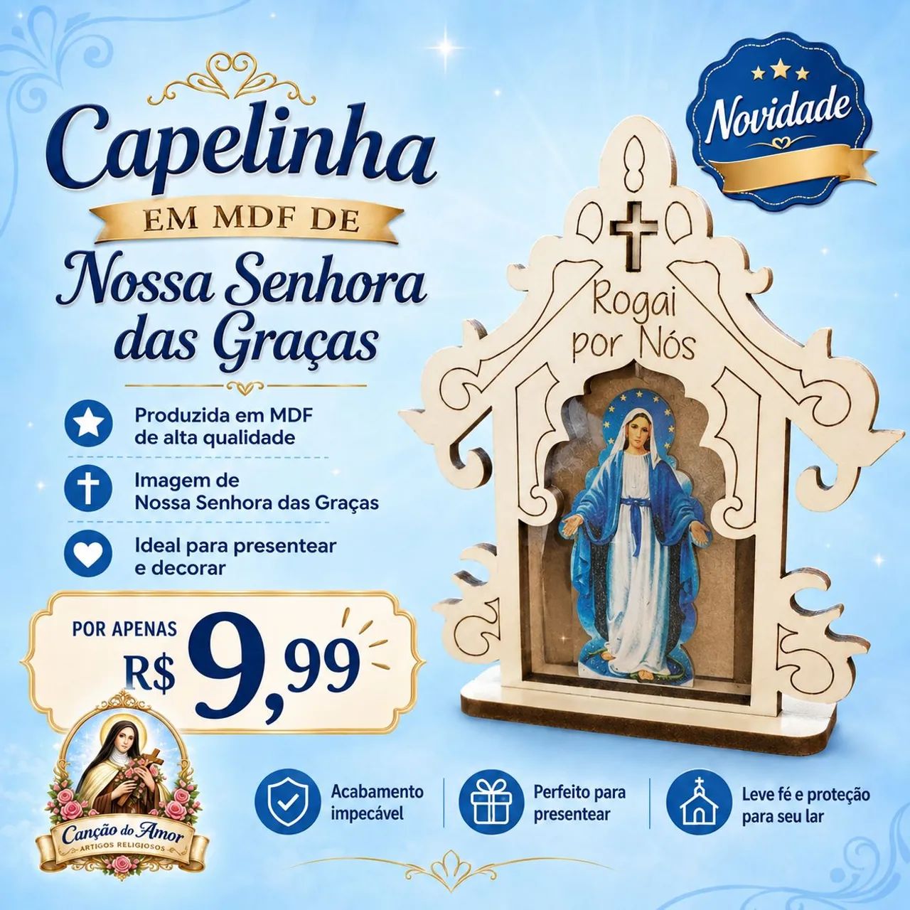 Capelinhas em Mdf - Foto 2