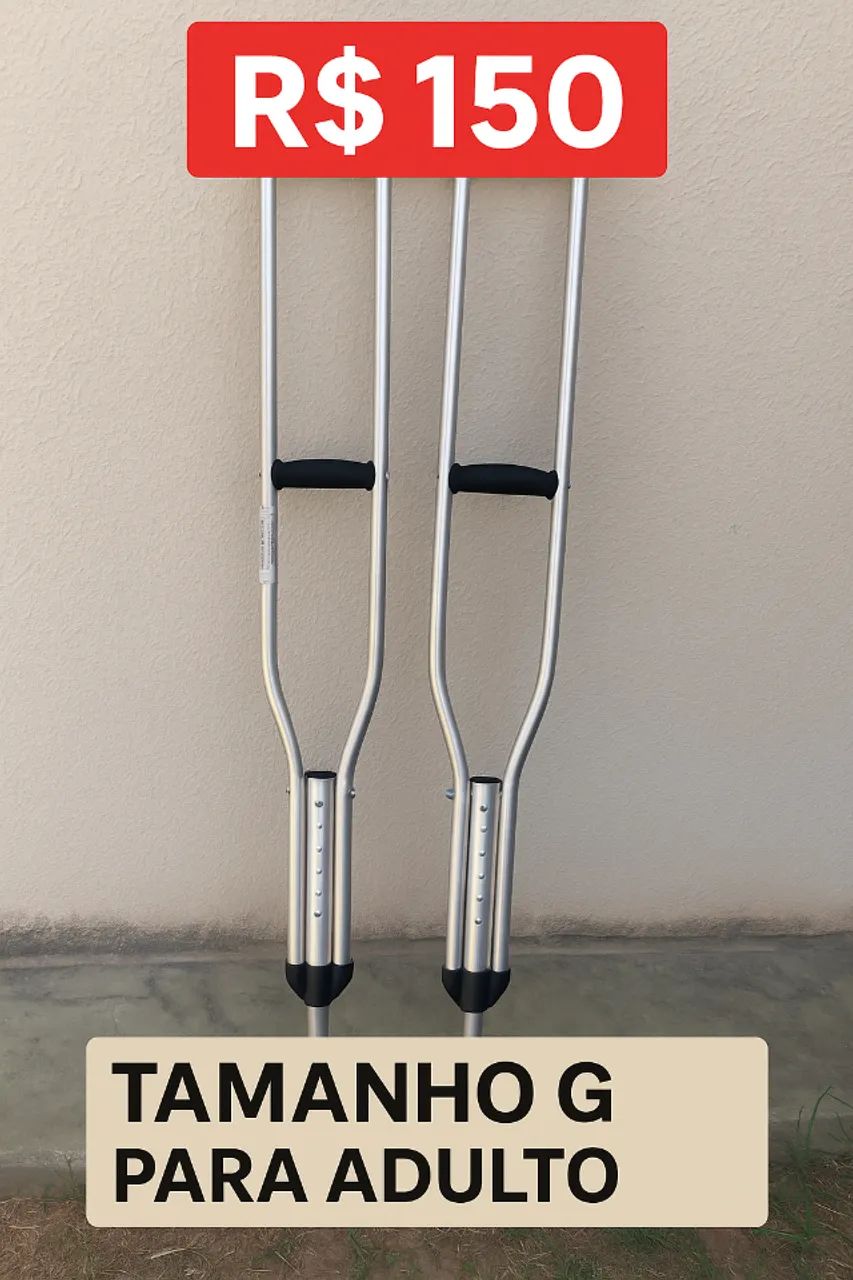 Vendo Muletas TAMANHO G (Adulto) - Foto 3