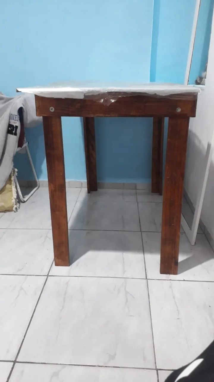 Mesa de Madeira Feita a Mão - Foto 2
