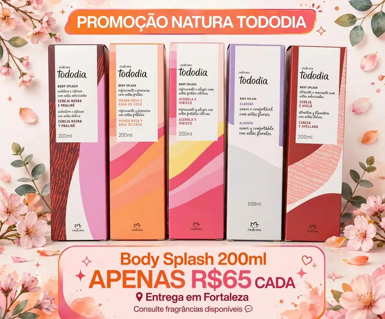 Body splash Natura