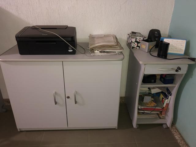 Vendo mesa l e moveis para escritório - Foto 2