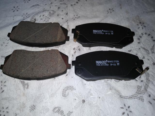 Pastilhas de freio traseiro marca Mando para IX35