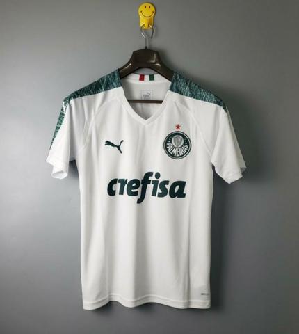 Camisa Puma Palmeiras Verde e Branca Modelo 2019 - Foto 2