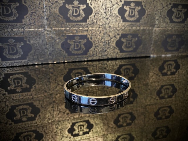 Bracelete em ouro branco 18k 750 - Foto 3