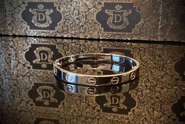 Bracelete em ouro branco 18k 750 - Foto 2
