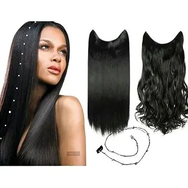 Aplique em tic tcs com trança de cabelo bio humano  - Foto 2
