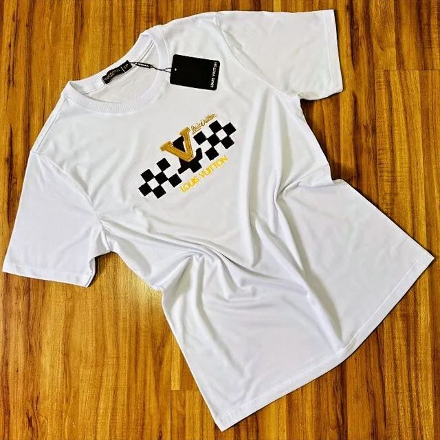 Camiseta Masculina Camisa LOUIS VUITTON Alta Qualidade 100