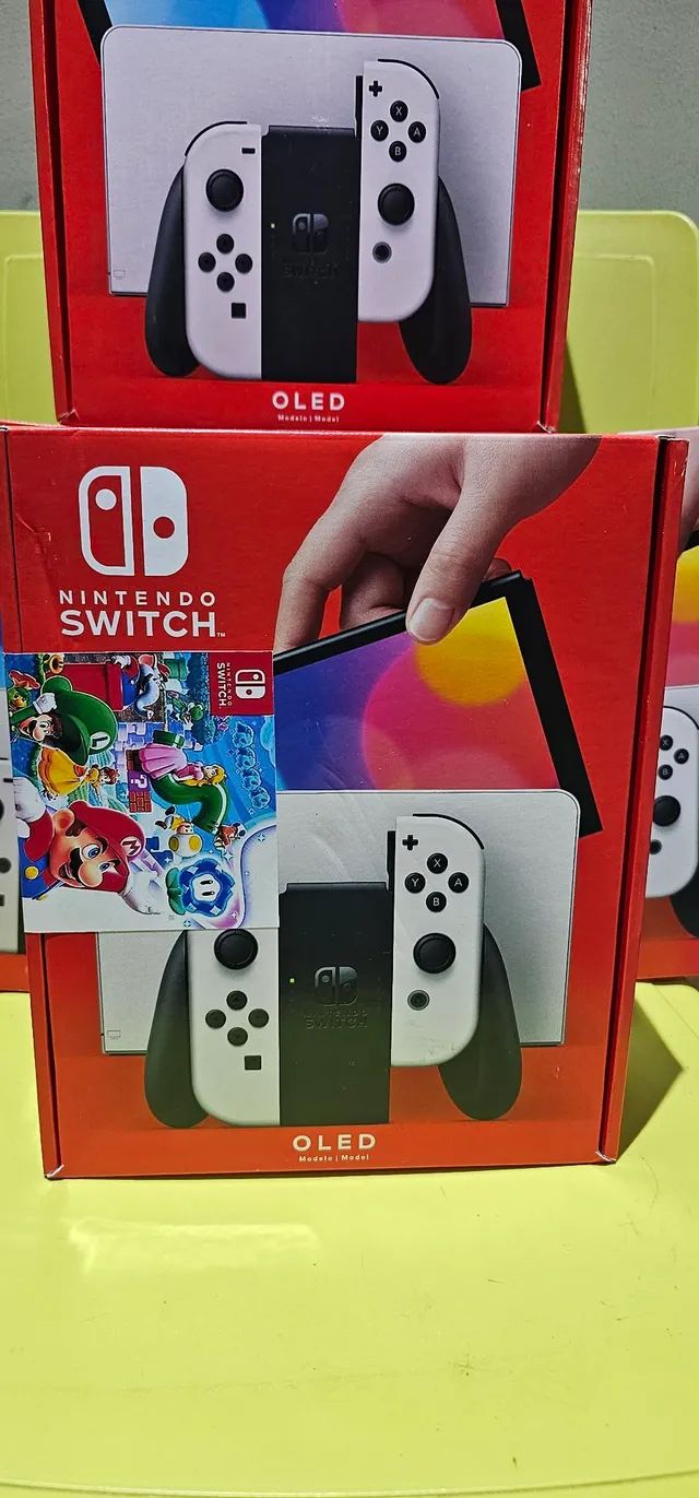 DESBLOQUEADO Nintendo Switch Oled Novo 5 JOGOS A SUA ESCOLHA